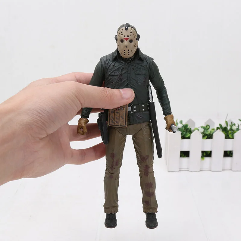 NECA 3D Friday figure 13th Freddy vs Jason Voorhees фигурка ПВХ фильм ужасов коллекционные вещи модель игрушки