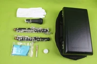 professional oboe c key left f resonance composite ebonite body silver plated key professional oboe case 04