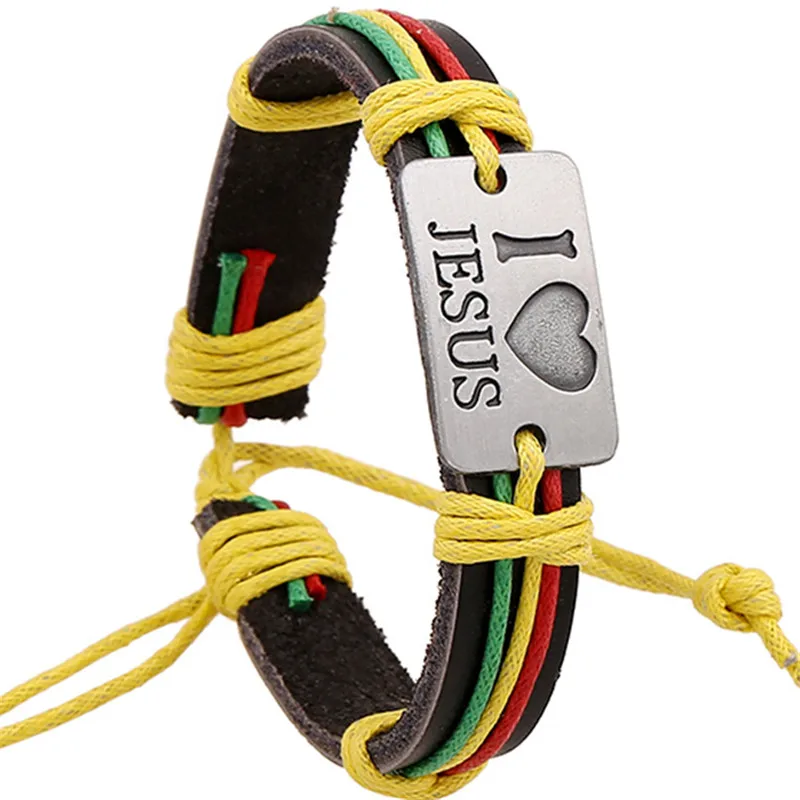 Браслет ручной работы из натуральной кожи в стиле панк | Украшения и аксессуары