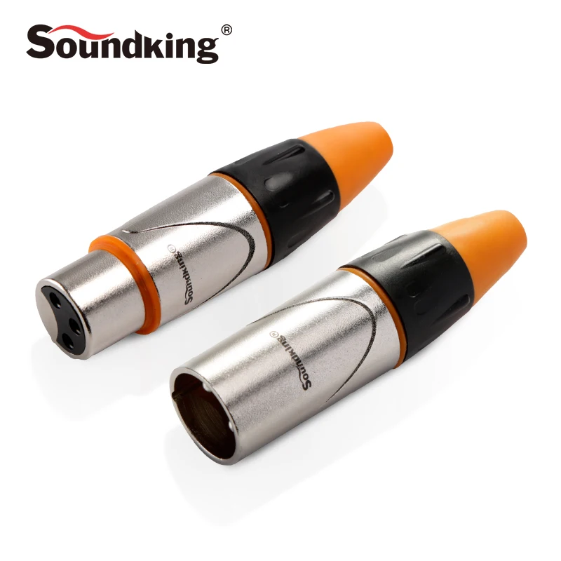 Soundking Высокое качество IP67 Водонепроницаемый XLR разъем 3pin Женский/мужской
