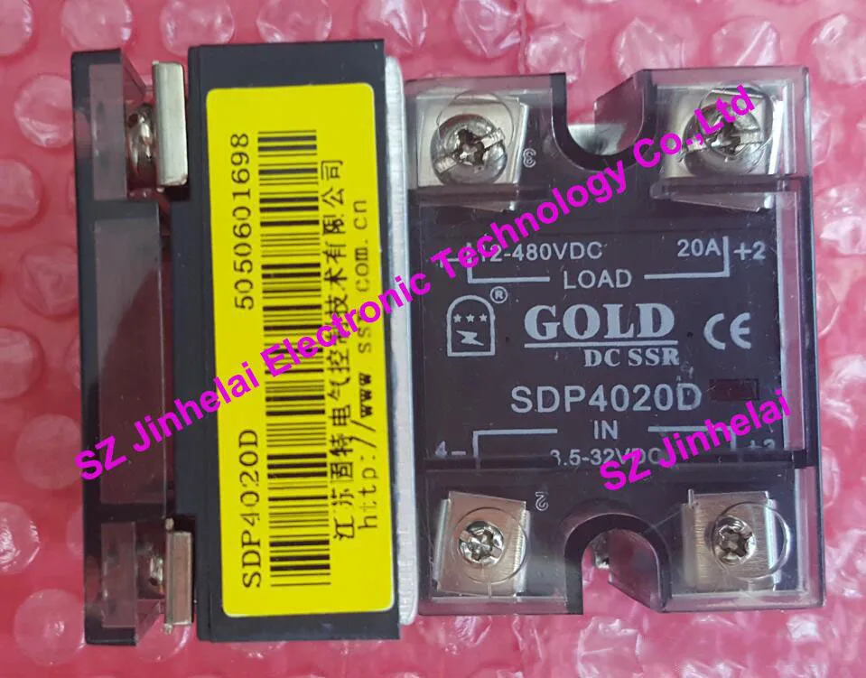 И SDP4020D золото Solid твердотельное реле SSR 3.5-32VDC, 12-480VDC 20A