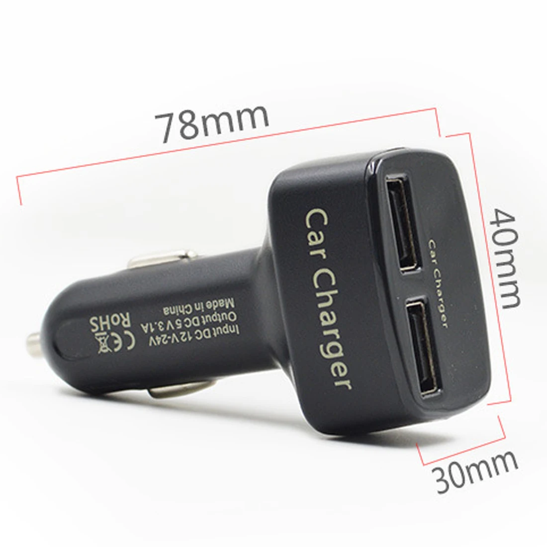 New 4 In 1 Dual USB Car Charger Voltmeter Volt Current Temperature Meters Digital Monitor Display Portable Voltage Tester | Инструменты