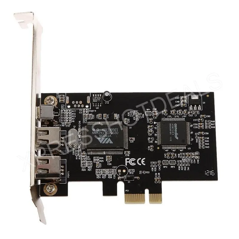 Плата контроллера PCI Express PCI-E FireWire 1394a IEEE1394 | Компьютеры и офис