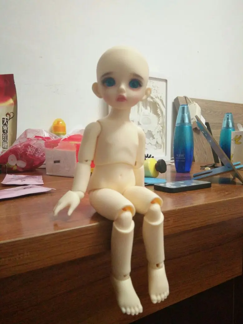 Кукольный парик luodoll BJD sd кукла 6 очков ребенок бесплатно отправить глаза(бесплатные глаза