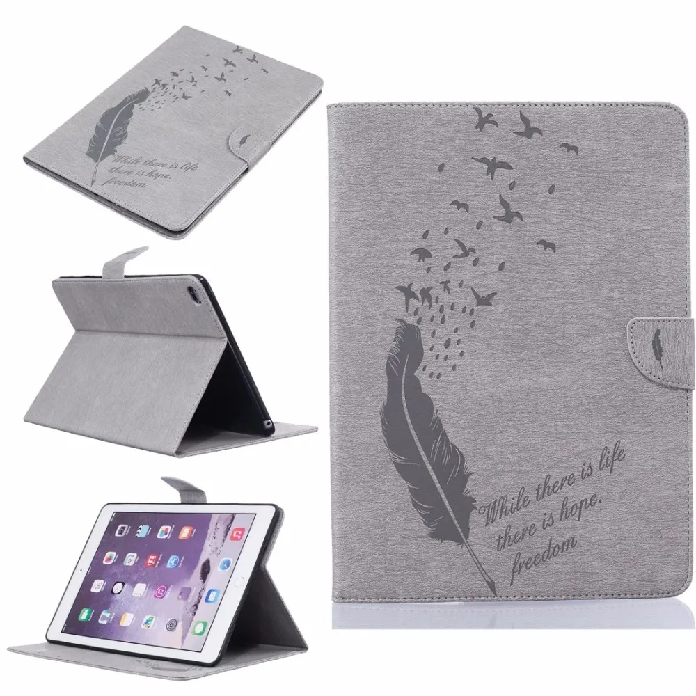 Роскошные модные из искусственной кожи откидная крышка для Apple iPad Air 2 чехол Tablet кошелек Smart Cover для iPad Air2 Чехол для iPad Air 2