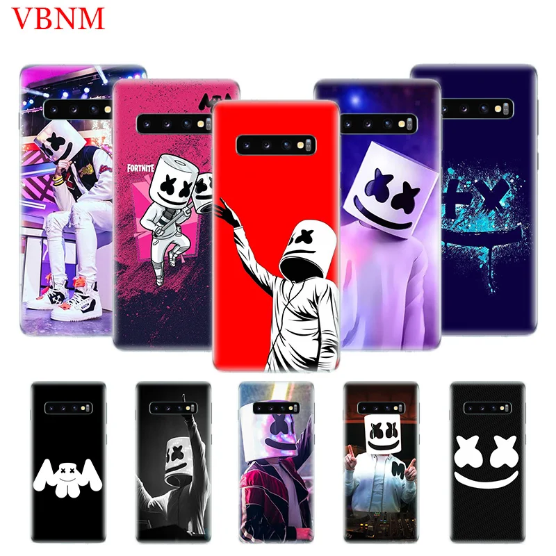 Marshmello Doctom DJ отдельно Silicome чехол для телефона samsung Galaxy S10 S6 S7 край S8 S9 плюс S10E Note 8 9
