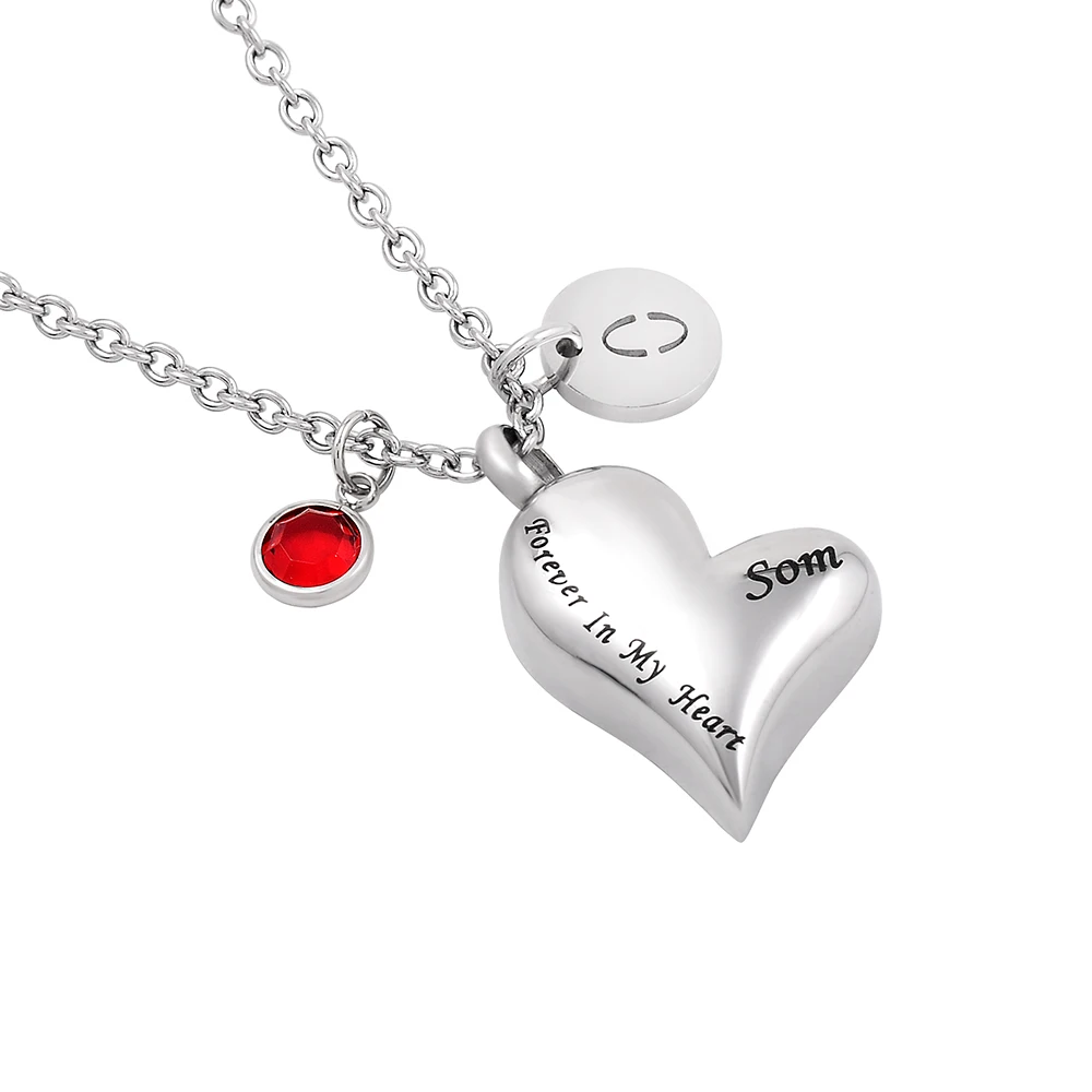 

Ожерелье IJD8032 из нержавеющей стали 316L для кремации, украшение с гравировкой вечно в моем сердце