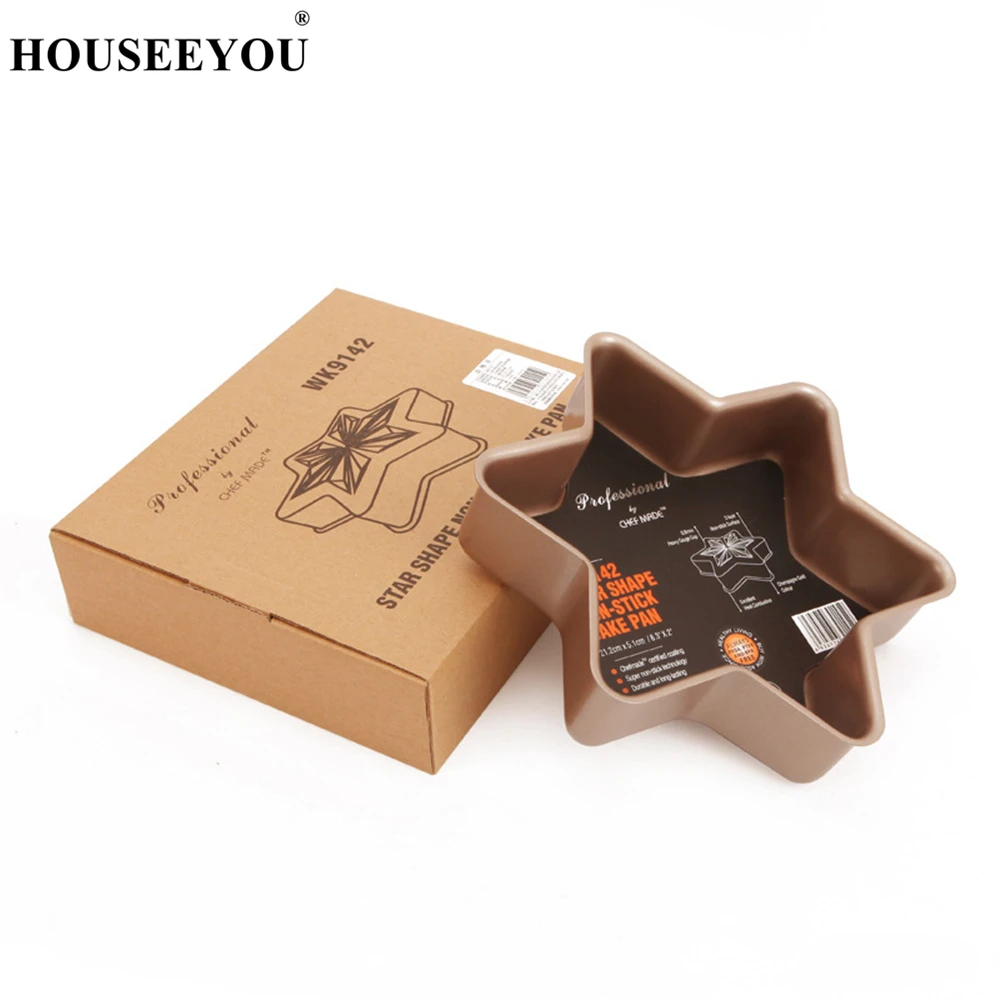 Антипригарная форма для торта в форме звезды формочка чипы хлеба кухонные