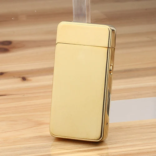 Модные Двойной импульс дуги Металл ультратонкий USB легче творческий зарядки