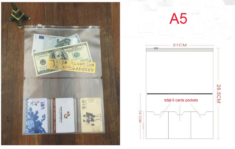 Оксфордские крафт пластиковые ПВХ прозрачные стандартные Заполнители для