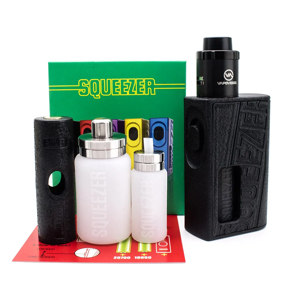 Электронная сигарета комплект Hugo Vapor соковыжималка BF Squonk с RDA танк Совместимость