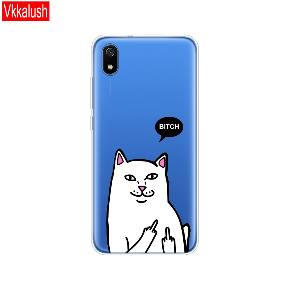 80366 Чехол для Xiaomi redmi 7a, чехол s, полная защита, Мягкая силиконовая задняя крышка из ТПУ для redmi 7 A, бампер для redmi 7a, защитная задняя крышка - Цвет: 80366
