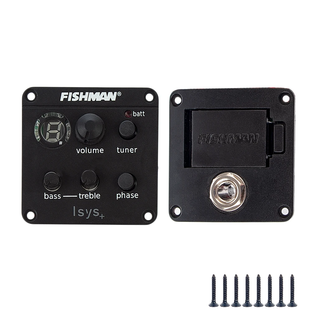 NAOMI Fishman ISYS+ EQ Акустическая гитара pick-Up клип на звуковое отверстие pick Up встроенные предусилители EQ тюнер