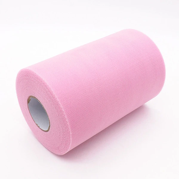light pink 26 цветов,, украшения C, тюлевые рулоны, 6 дюймов x 100 ярдов, свадебный подарок, вечерние тюлевые пачки с бантом, сделай сам - Цвет: light pink