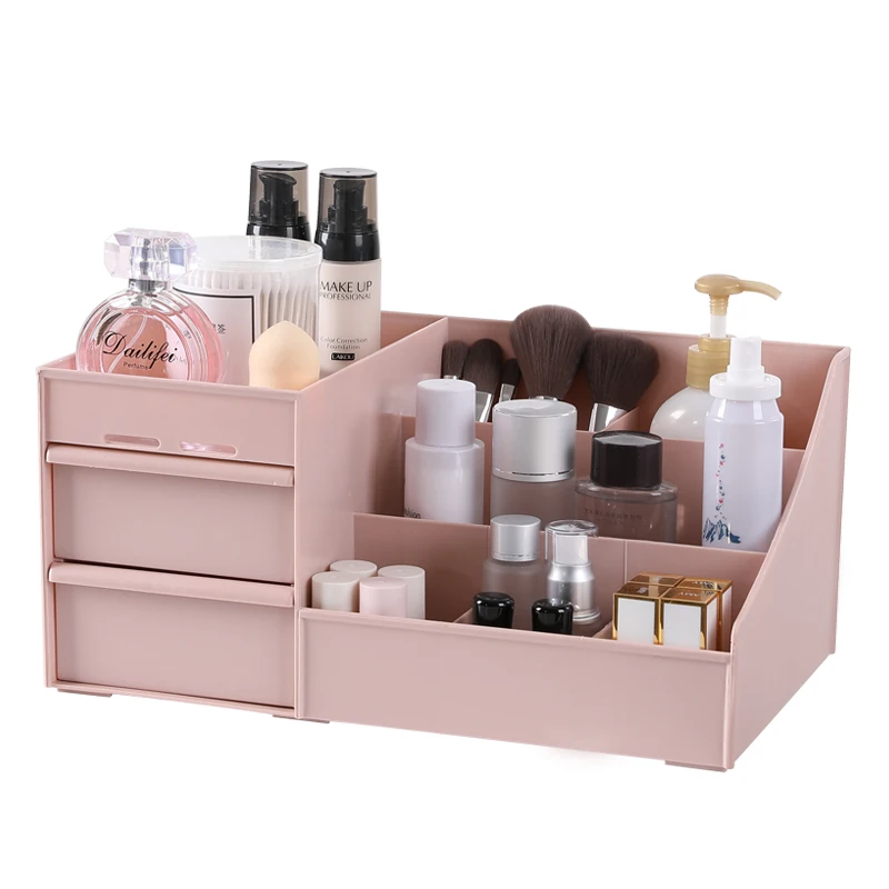

Makeup Storage Box Cosmetic Storage Box Desktop Jewelry Finishing Box Drawer Dressing Table Skin Care Rack