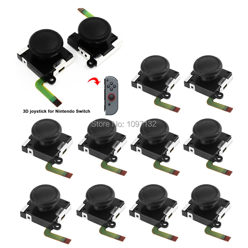 Аналоговые 3d джойстики 20 шт./лот заменяемые сенсорные палочки для контроллера