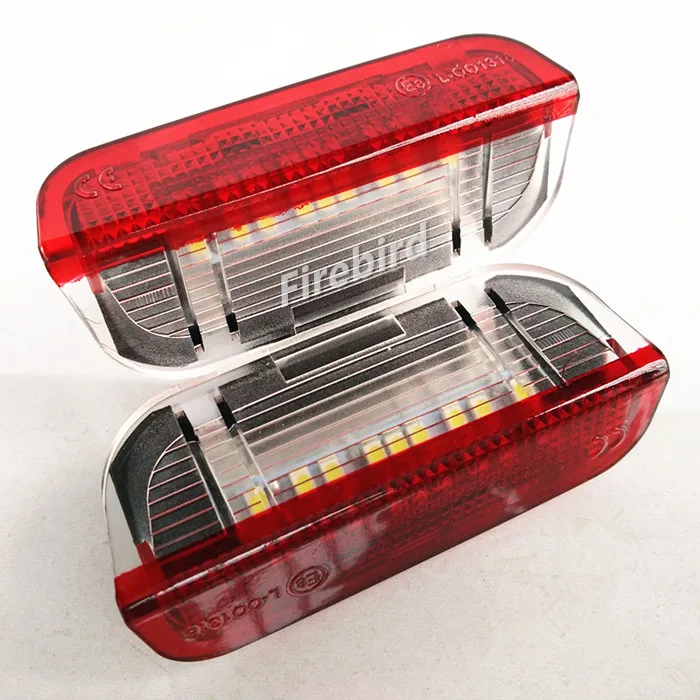 2 x CANBUS белые и красные Двухцветные светодиодные автомобильные приветственные