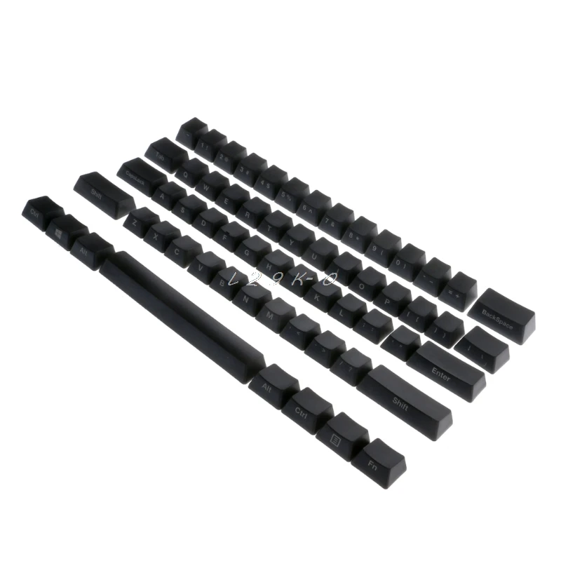 Боковая печать 60 OEM профиль толстые Pbt колпачки для ключей для клавиатуры GH60 покер 61 механические колпачки для клавиш