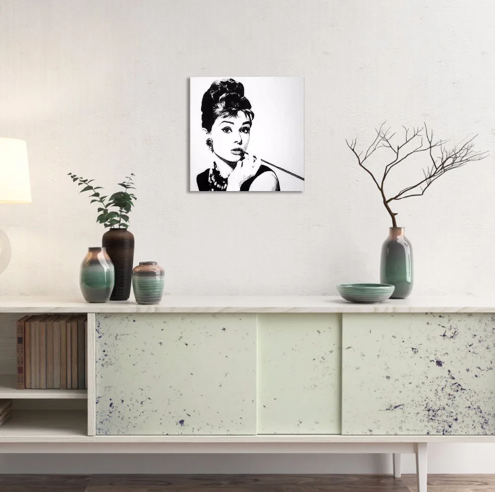 Paintings For Living Room Wall fashion home wall art Hand-painted Marilyn Monroe portrait . | Дом и сад
