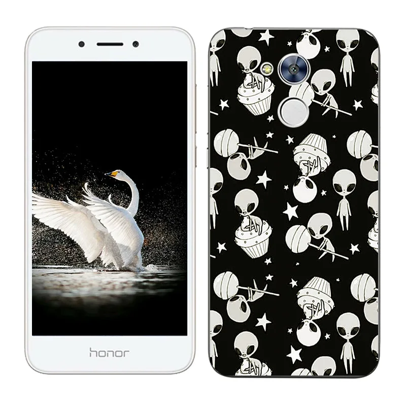 Модный мягкий чехол из ТПУ для Huawei Honor 6A силиконовый с аэрокосмическим рисунком