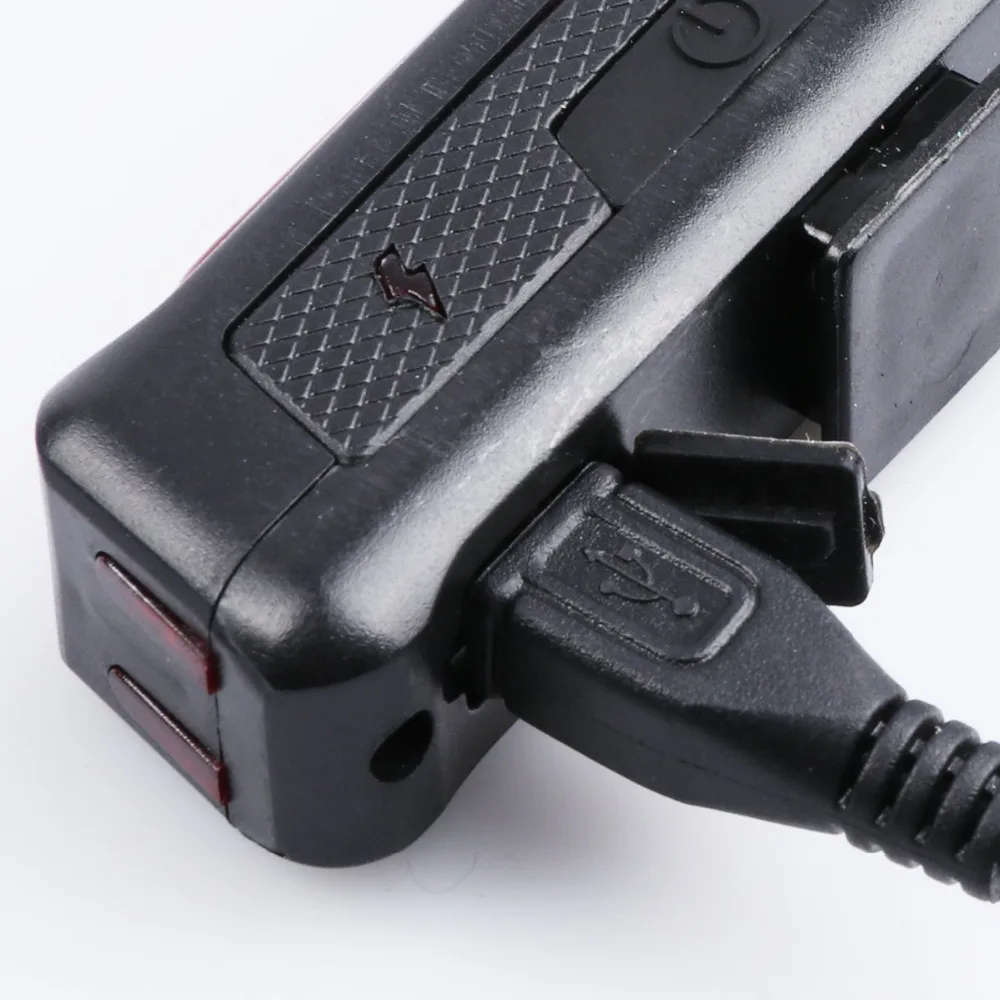 USB светодиодный велосипед передний задний светильник Перезаряжаемые