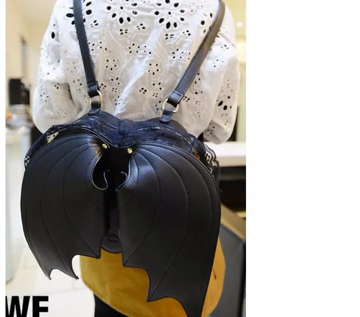 1 шт. женский рюкзак летучая мышь|schoolbag for girls|bat wingschoolbag women |