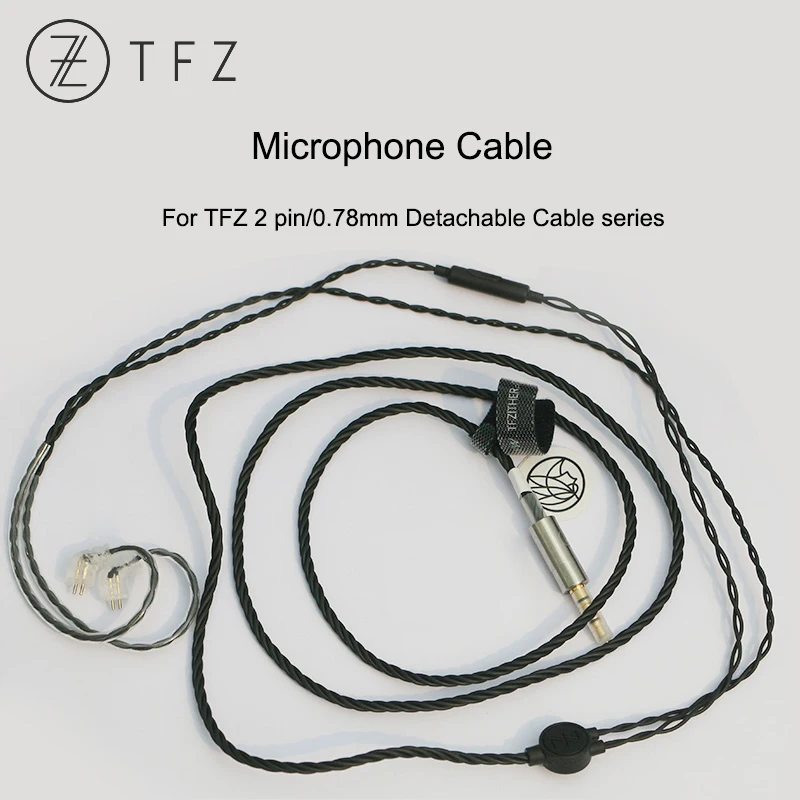 TFZ Съемный кабель для наушников с микрофоном 2pin 0,78 мм для T2 Galaxy KING MY LOVE