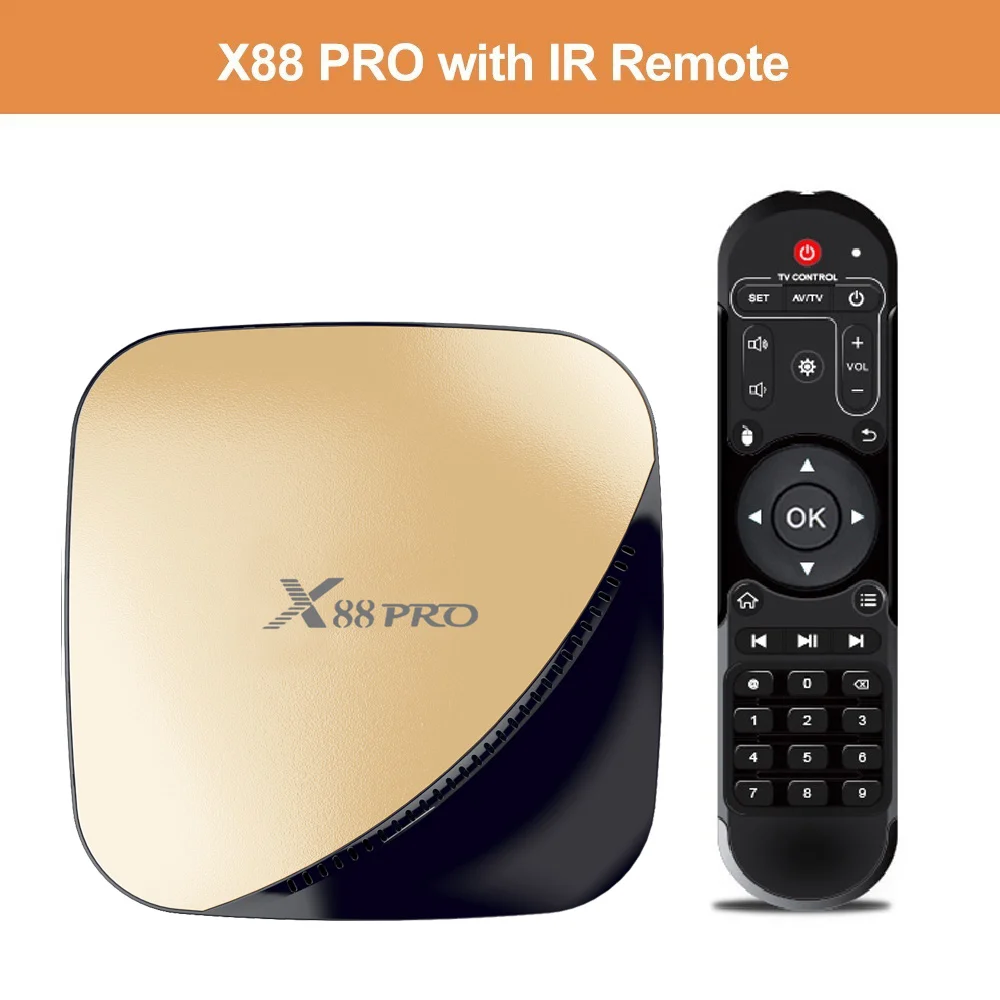 Android 9,0 ТВ приставка X88 PRO 4 Гб 64 Гб 32G RK3318 1080P 60fps H.265 USB3.0 Google Play Store Netflix Youtube 4K медиаплеер 2G 16G