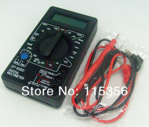 Цифровой мультиметр FUKE вольтметр с функцией зуммера и транзистором