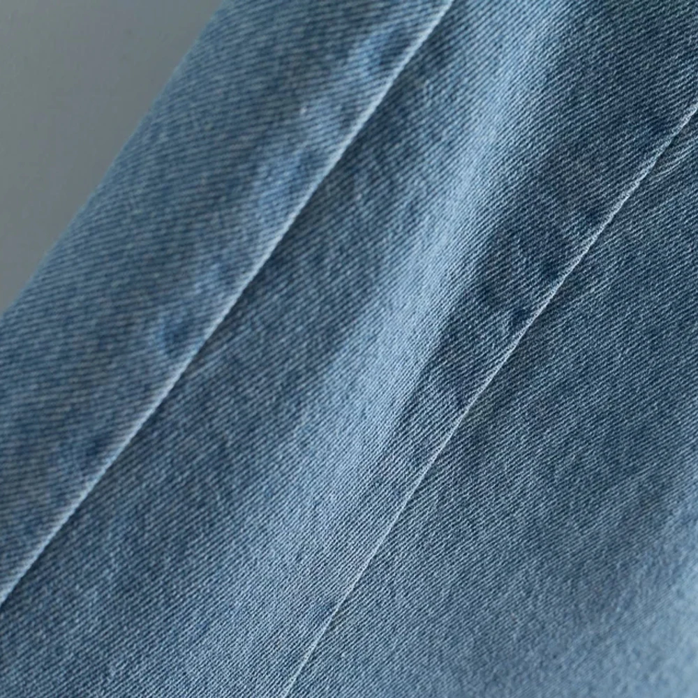 Женская джинсовая мини юбка с высокой талией 2017 разрезная пуговица карманы на