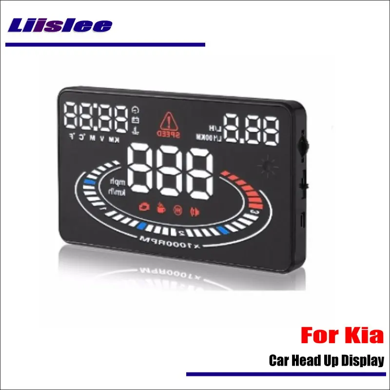 Для Kia Rio/K2/Optima/K5 2010 2020 автомобильный OBD HUD электронный дисплей на лобовое стекло|head