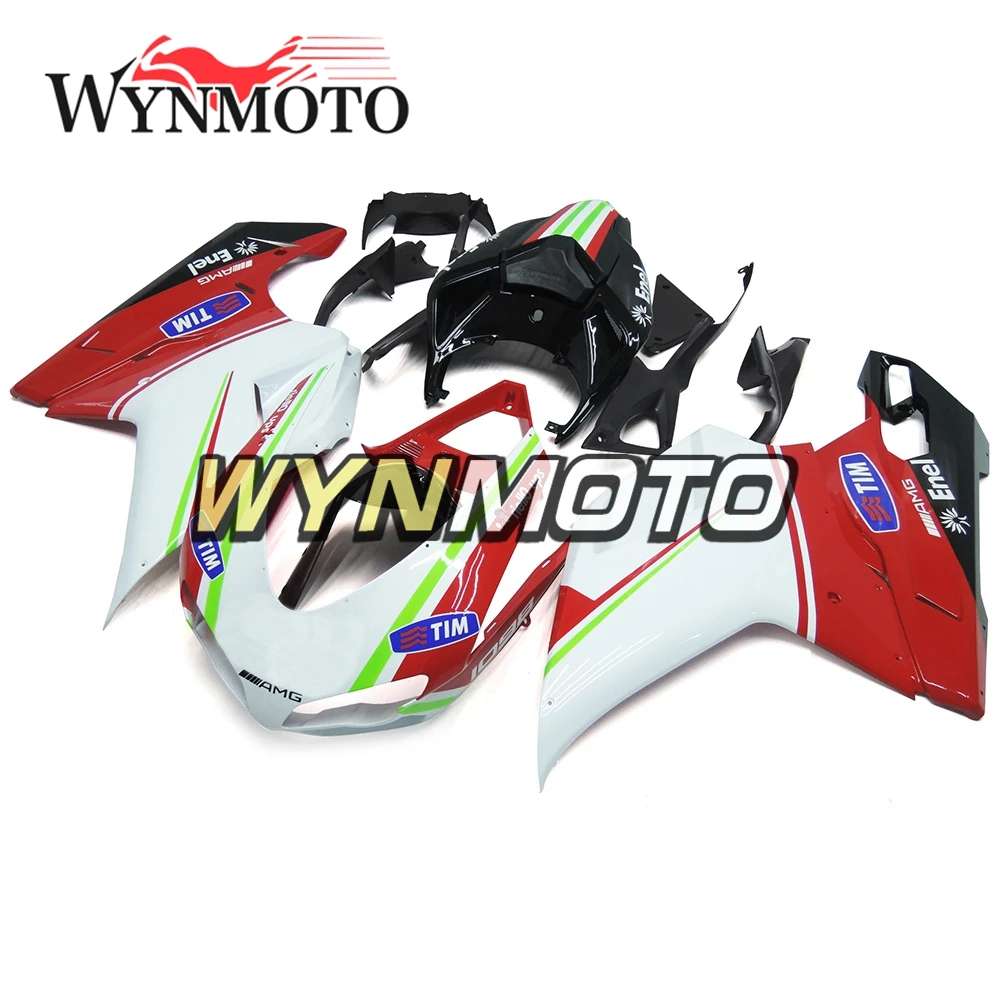 

Complete Fairings For Ducati 1098 848 1198 2007-2012 Injection ABS Plastics 1198 07-12 Bodywork Sportbike Panels Green Red White