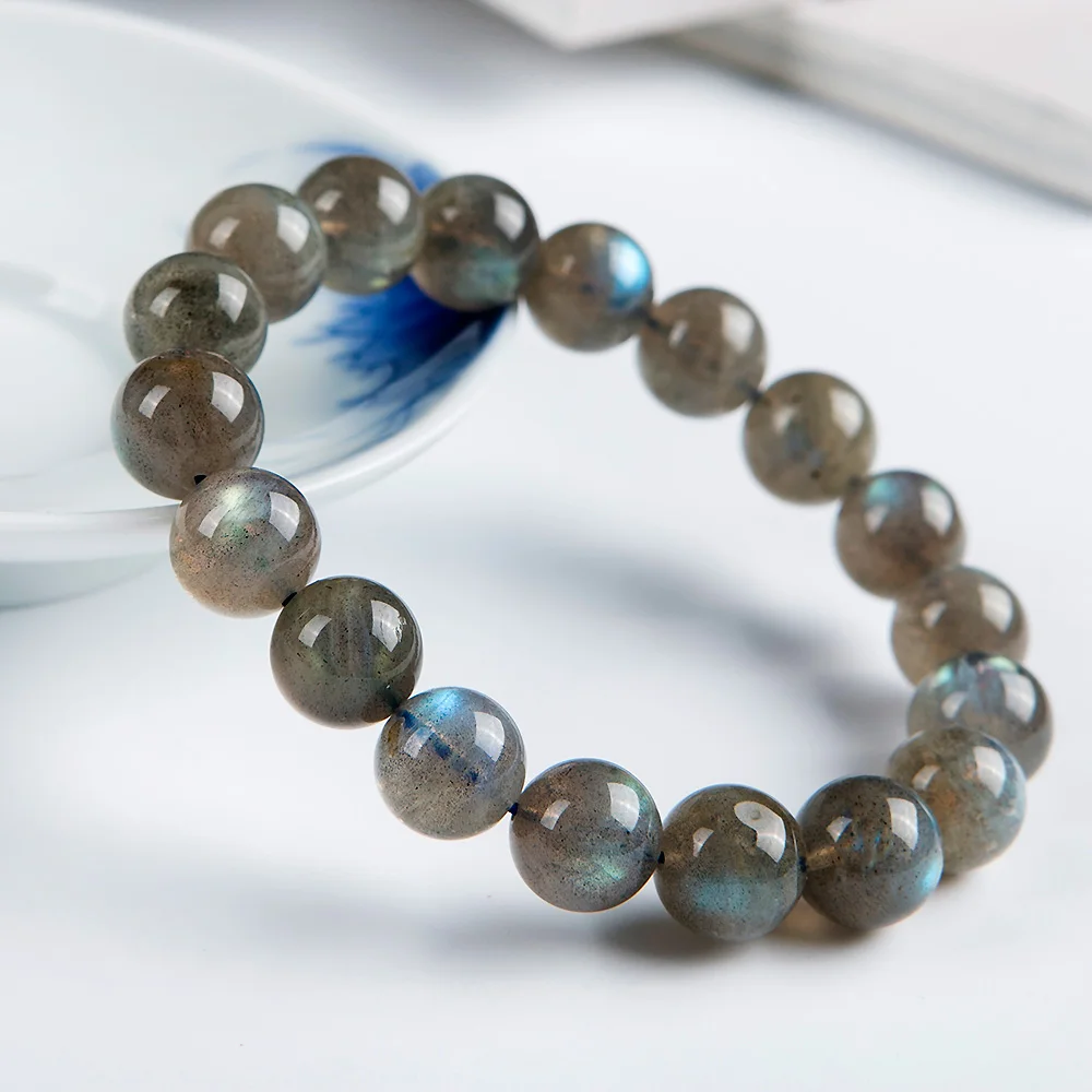 Натуральный Лабрадорит Радуга светильник с украшением в виде кристаллов круглые