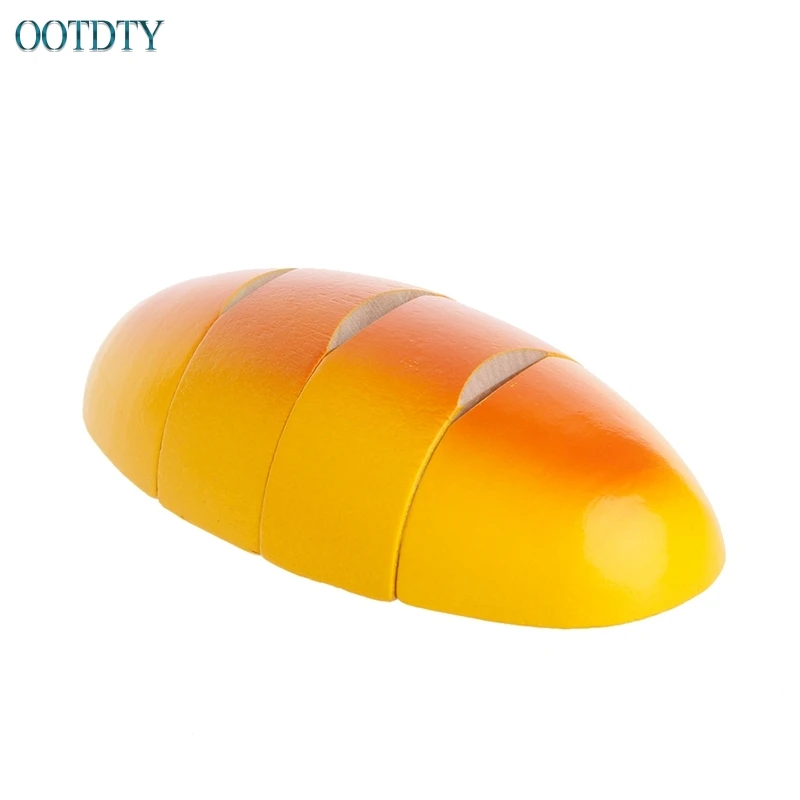 2017 новые дети ролевые игры кухня фрукты еда деревянная игрушка режущий набор