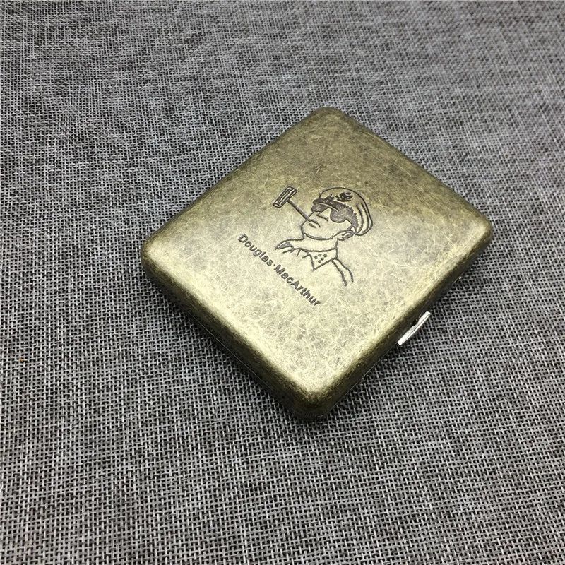 GPM01 бронзовые металлические портсигары для юбилея Второй мировой войны