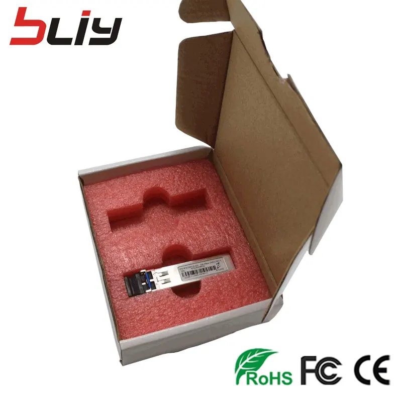 1 пара разъем lc модуль GBIC WDM/Двунаправленный SFP 1.25 г Cisco Compatible 20 км mini gbic трансивер