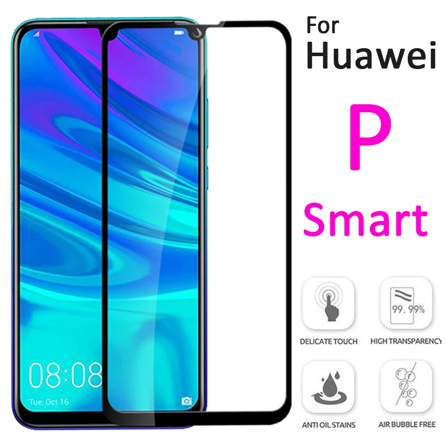 Закаленное стекло для huawei p smart 2019 защитная пленка экрана|Защитные стёкла и плёнки