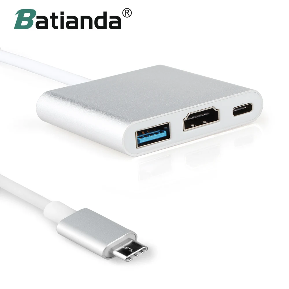 Многопортовый адаптер USB 3 1 порт к 0 s HDMI совместимый концентратор + зарядное
