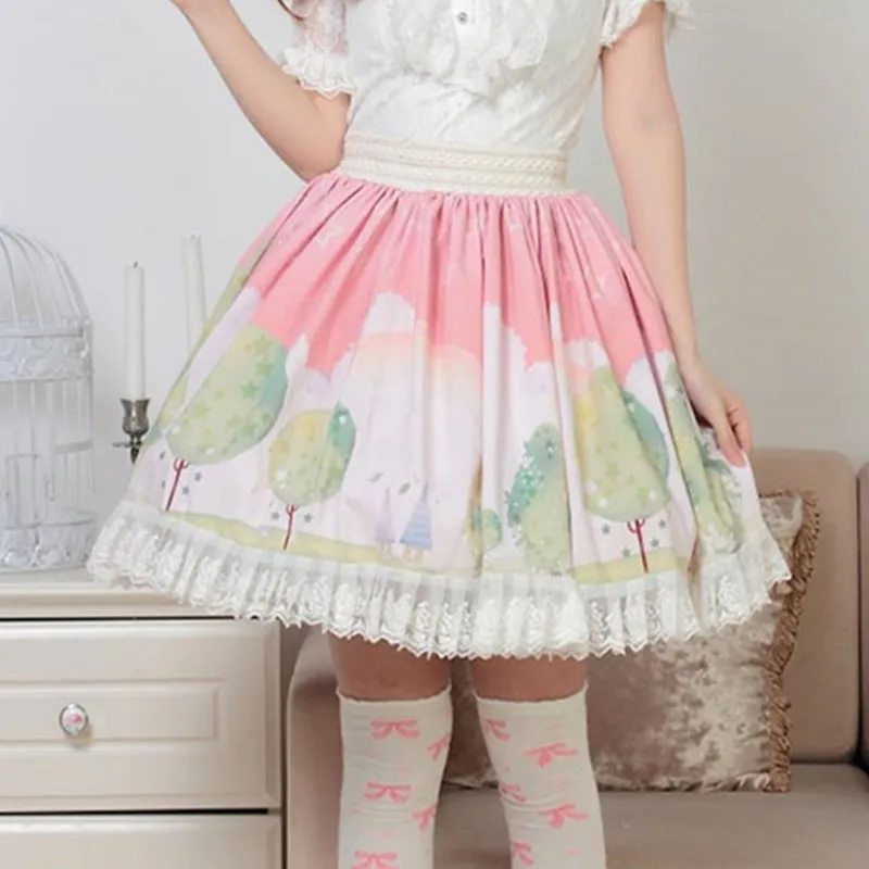 Lotus Leaf skirt Pink