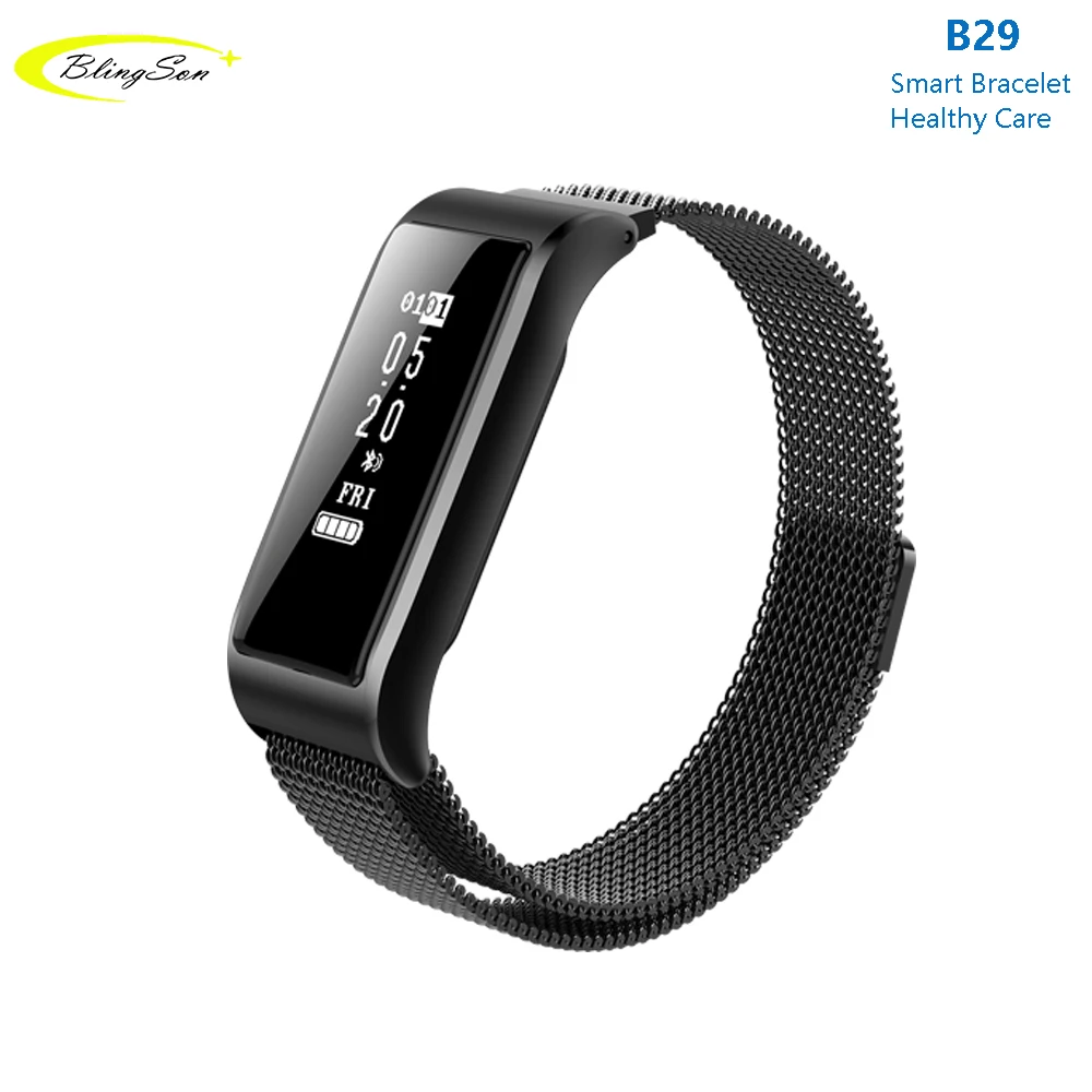 Bluetooth умный Браслет Пульс кровяное давление водонепроницаемый смарт Смарт часы