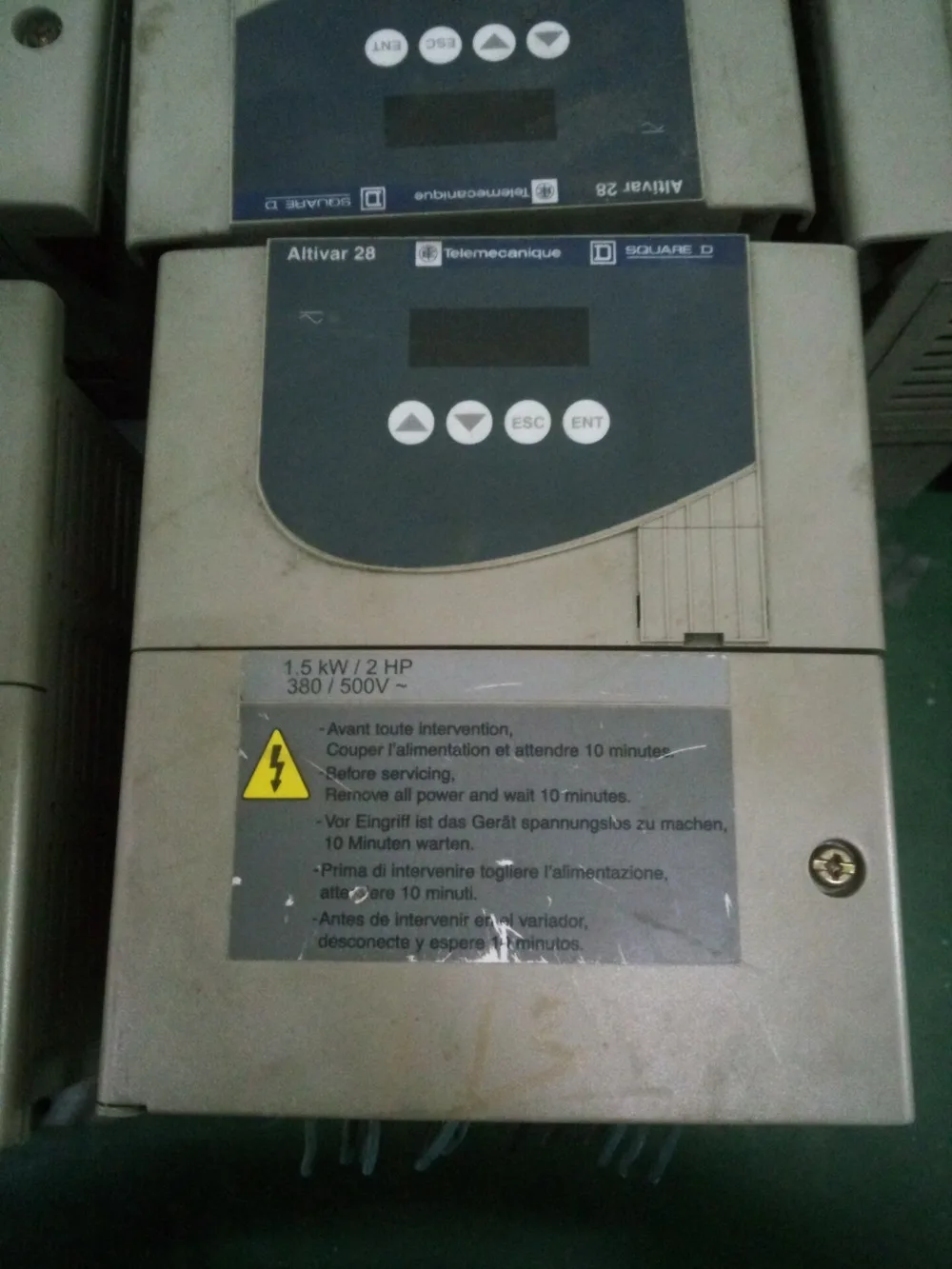 

Inverter ATV28HU29N4 1.5KW/380V , servopack, Good appearance , 90% new ,90 days warranty , in stock free shipping