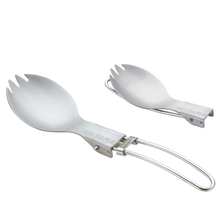 # Огненный клен FMT T10 Титан столовые приборы Складная ложка вилка Cubiertos Plegables