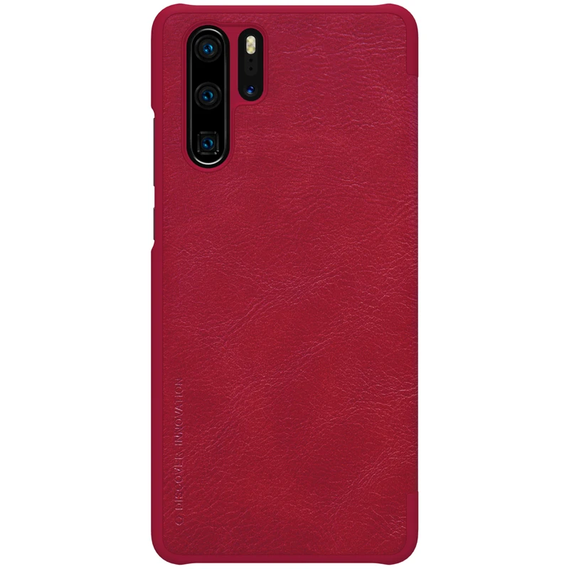 Чехол-книжка NILLKIN QIN для Huawei P30 Pro кожаный чехол-бампер с карманом карт | Мобильные