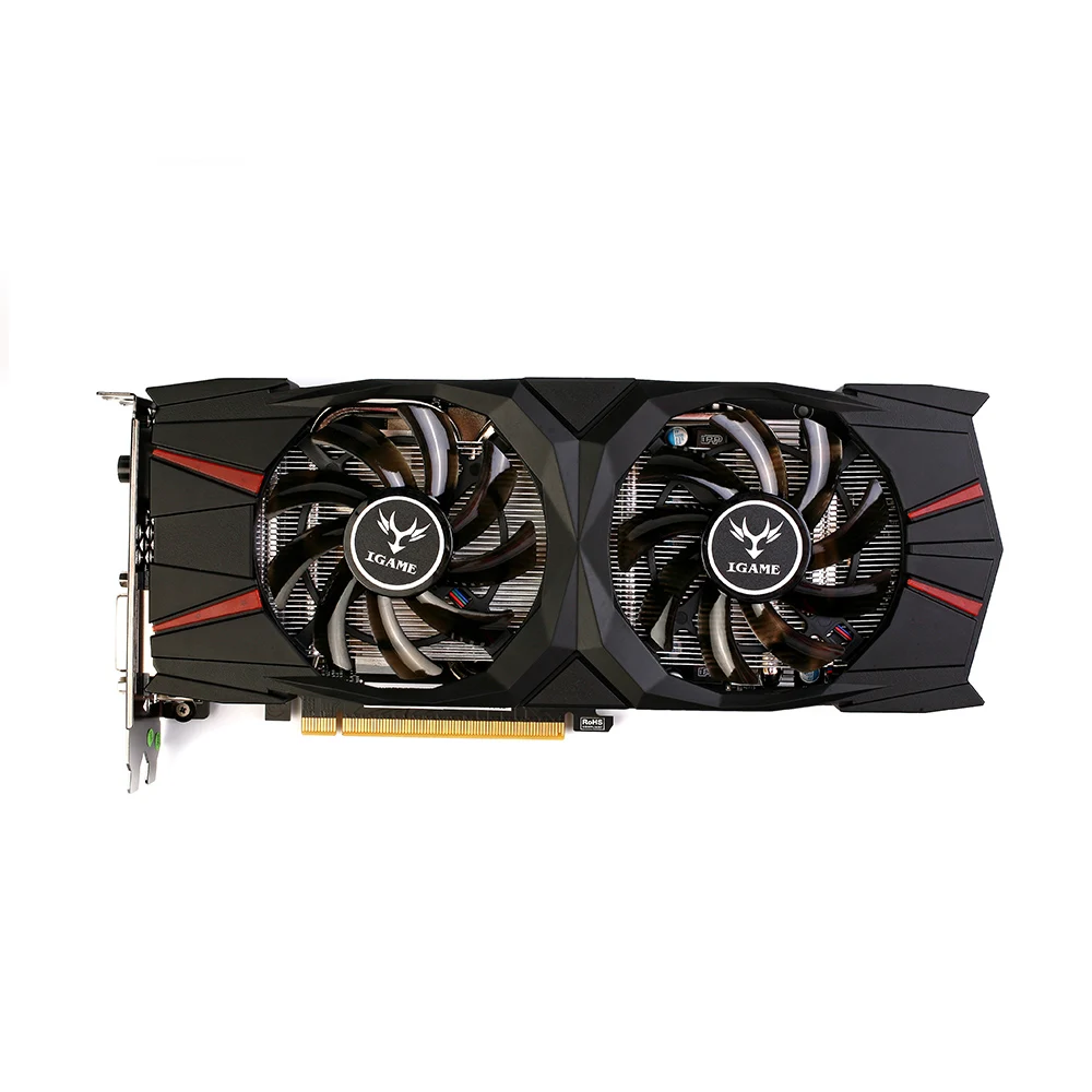 Цветная видеокарта NVIDIA GeForce GTX 1060 3G 8008 МГц GDDR5 16 нм бит 8-контактный интерфейс DVI + HDMI