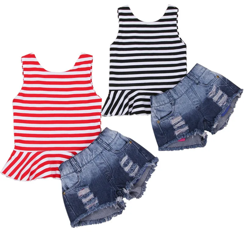 Новинка 2018 г. детская одежда для малышей Детские Детская девочек летнее
