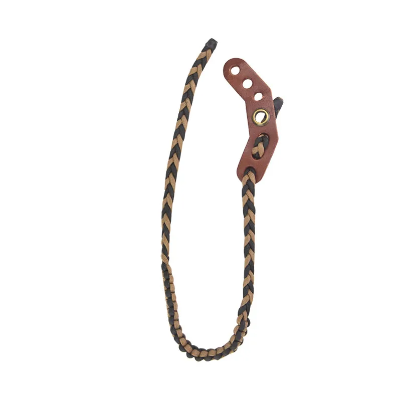 

1 Piece TP311 Bow Parachute Sling For Archery Compound Bow Braided Camo Wrist Survival Sling Leather