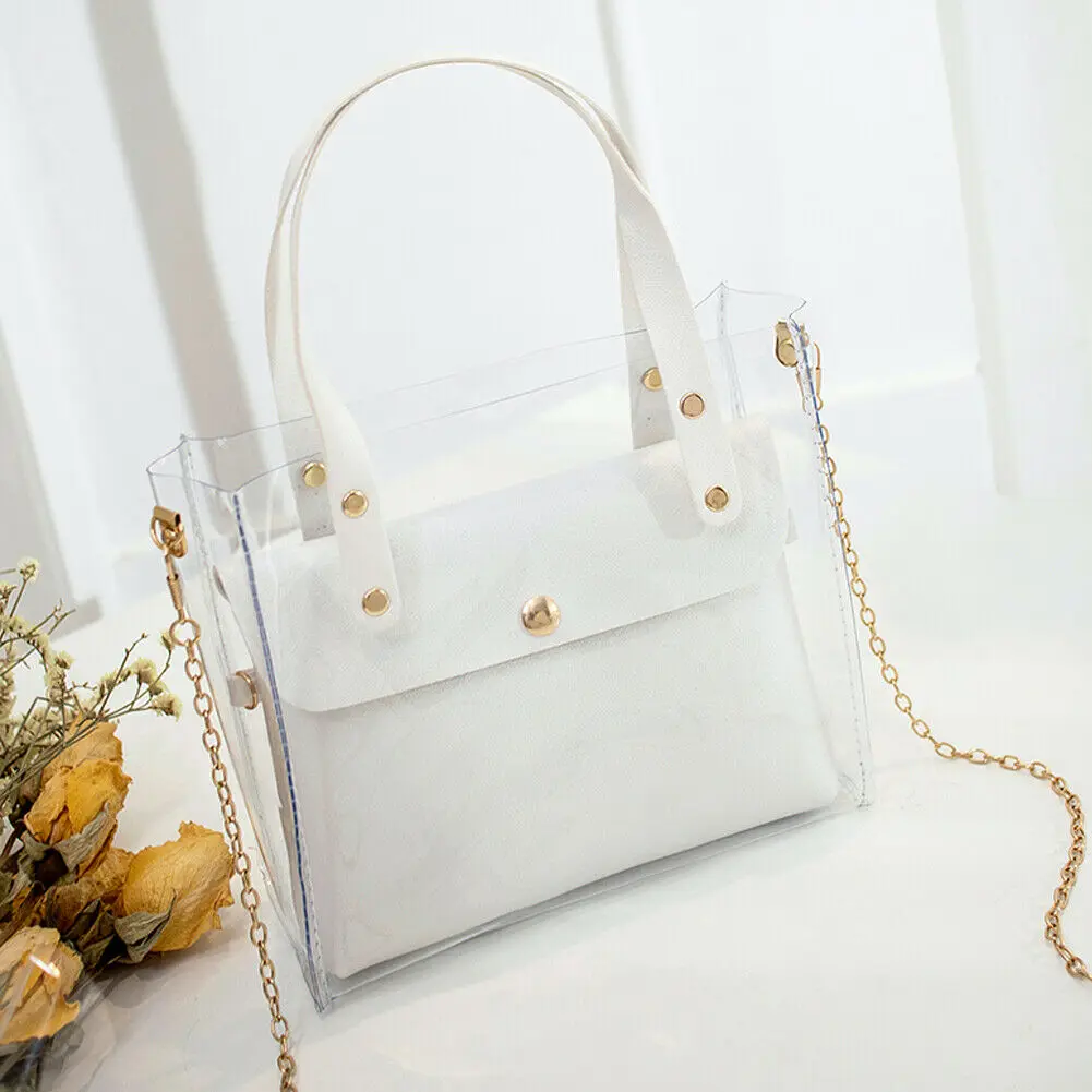2019 новые стильные сумки для женщин прозрачная сумка на плечо девушек прозрачный