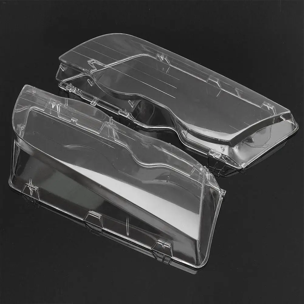 1 пара налобных фар прозрачная левая/правая фара комплект крышек для BMW E46 2001 2006