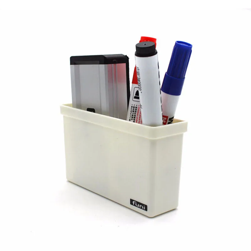 Magnetic Plastic Storage Box Drawer Blackboard Chalk Pens Desk Organiser Home Boxes |