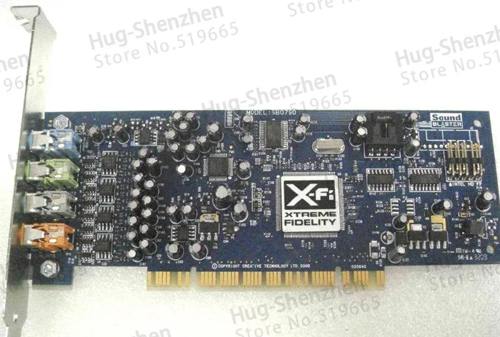 Labs SB0790 Sound Blaster X-Fi Xtreme Audio 7.1 Канала PCI Звуковая Карта для Творческий Рабочего SB 0790 |